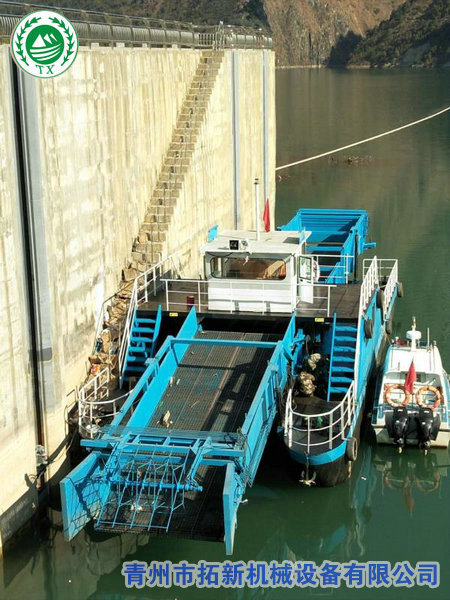 銷(xiāo)往邯鄲魚(yú)池水草收割船